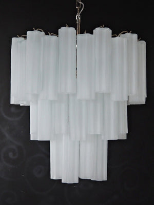 Murano Chandelier – 48 tubes – matte white - Zonesus