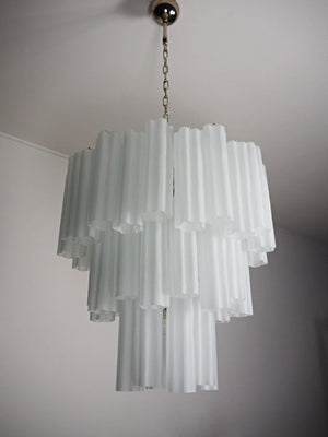 Murano Chandelier – 48 tubes – matte white - Zonesus