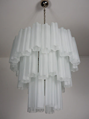 Murano Chandelier – 48 tubes – matte white - Zonesus