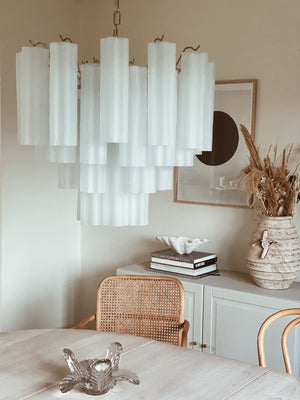 Murano Chandelier – 36 tubes – Matte white - Zonesus
