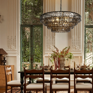 Ghiaccio Round Chandelier36" 48" 60" - Zonesus