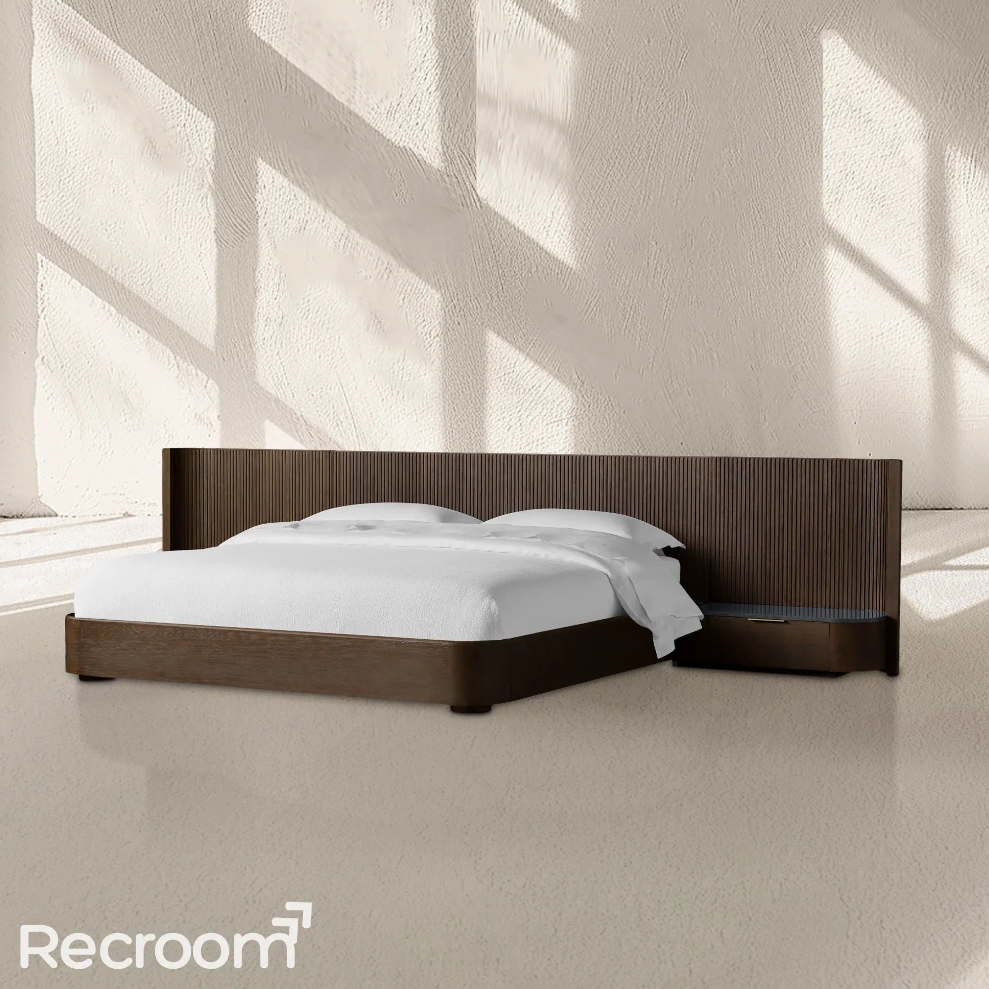 Finn Extended Headboard Bed - Zonesus