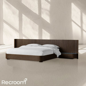 Finn Extended Headboard Bed - Zonesus