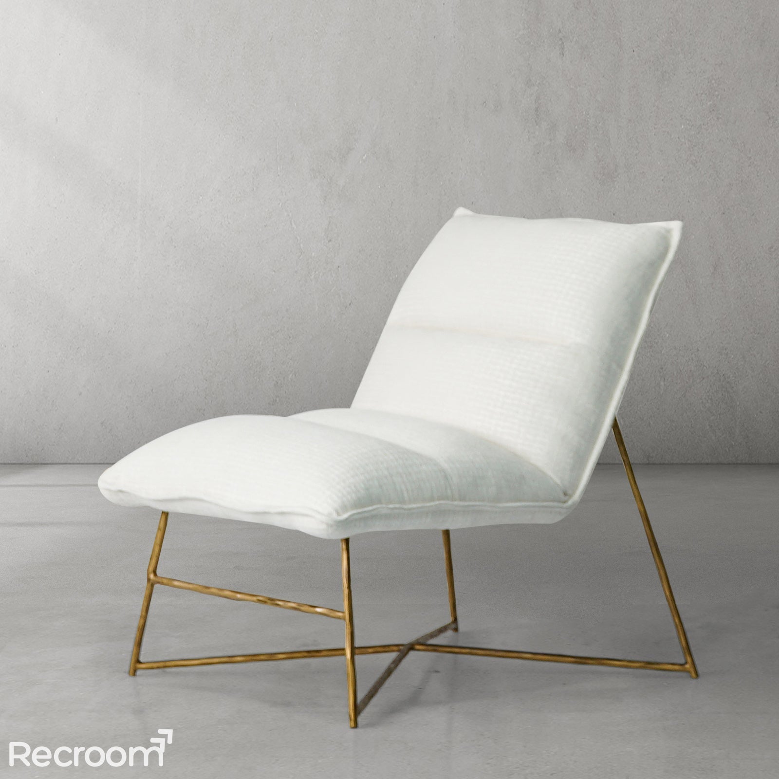 Thaddeo Fabric Lounge Chair - Zonesus