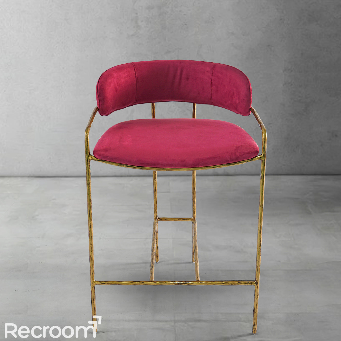 Thaddeo Vintage Armrest Bar Chair - Zonesus