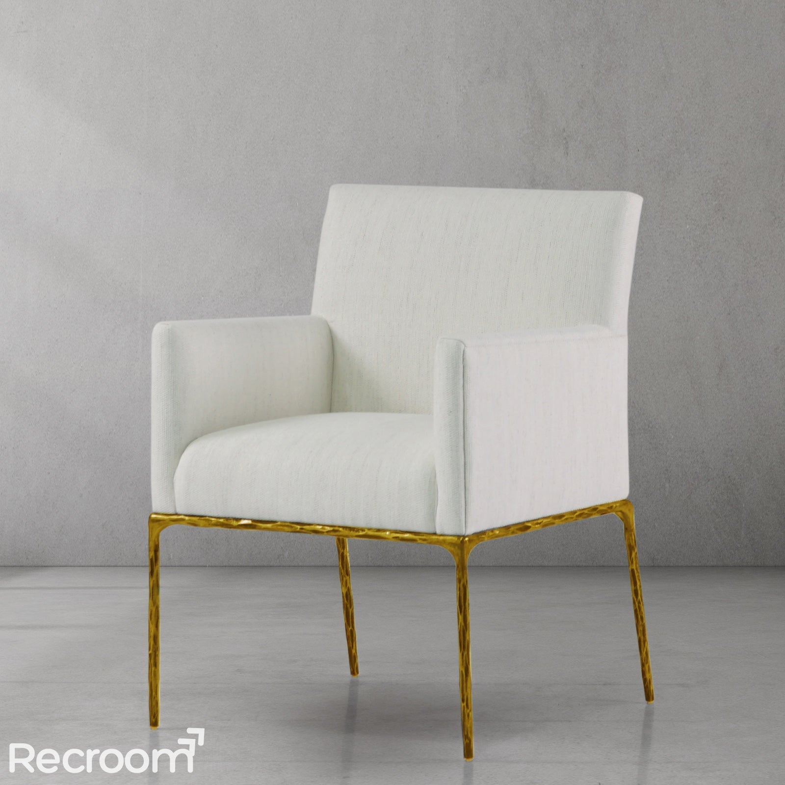 Thaddeo Track Fabric Lounge Armchair - Zonesus