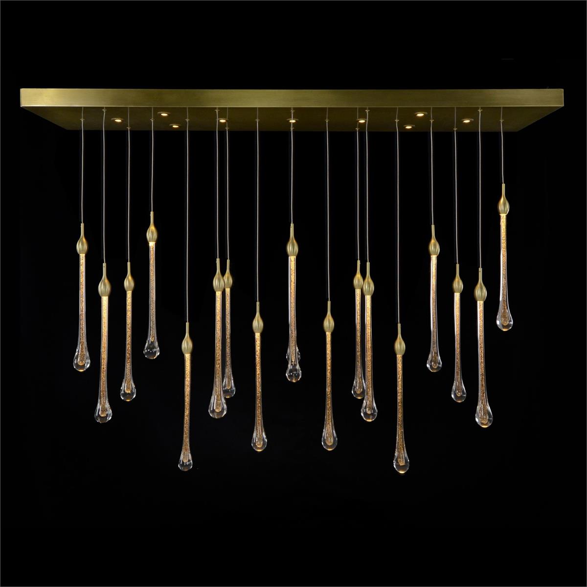 Luna: Thirty-Light Crystal Drop Chandelier - Zonesus