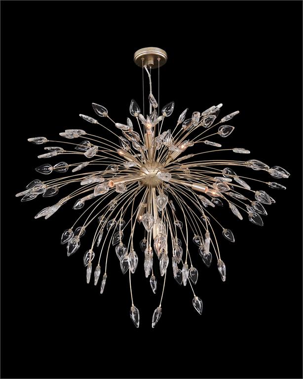 Reveille Crystal Constellation Seven-Light Pendant Chandelier - Zonesus