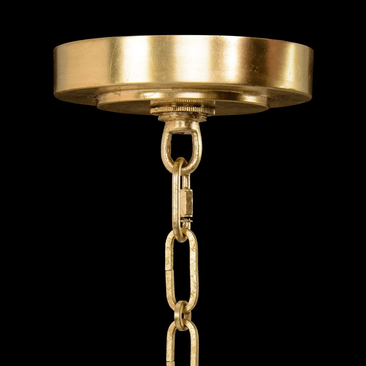 Bonheur Twelve-Light Glass Chandelier - Zonesus