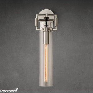 Machenist Glass Cylinder Sconce 16" - Zonesus