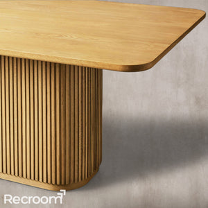 Finn Wood Dining Table - Zonesus