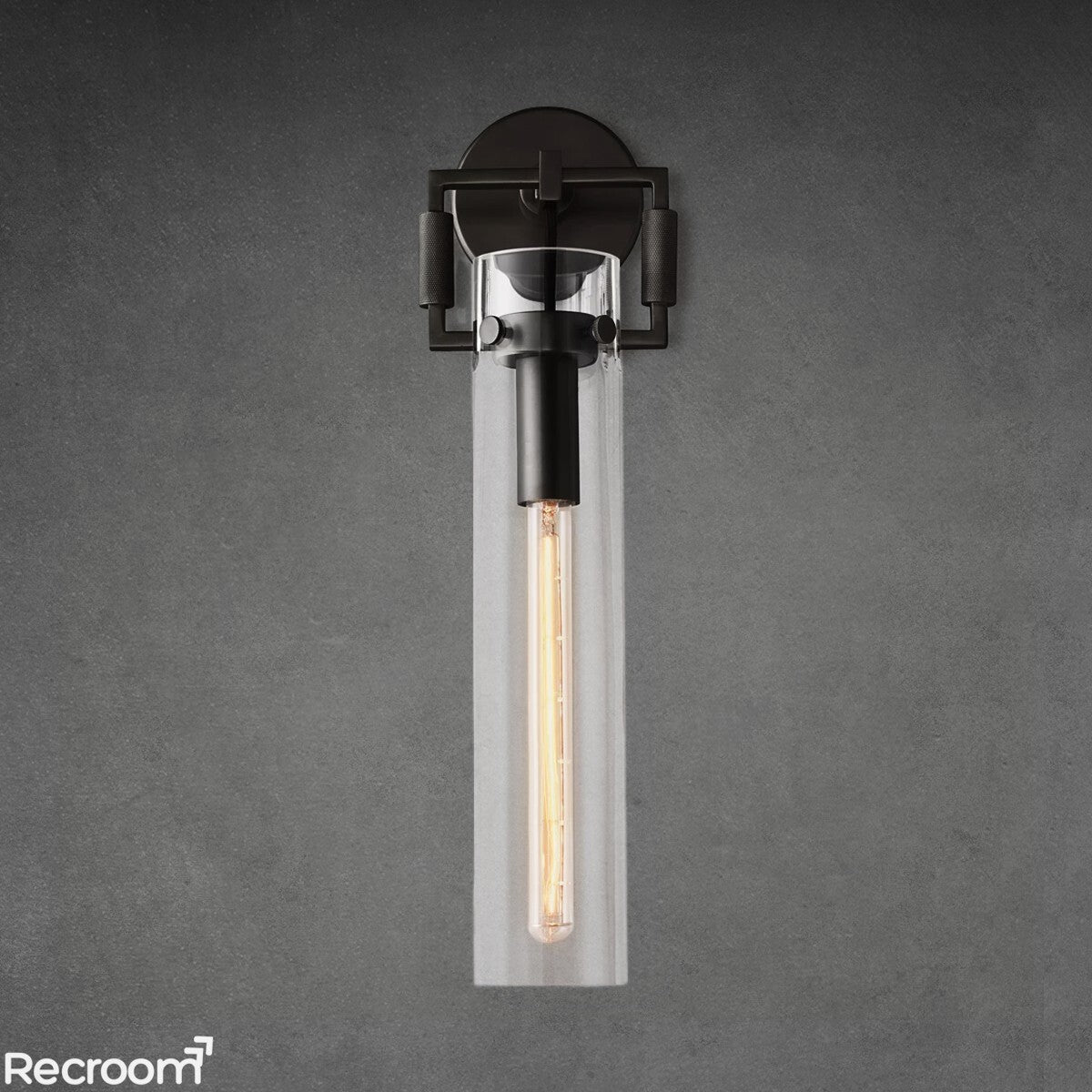 Machenist Glass Cylinder Sconce 16" - Zonesus