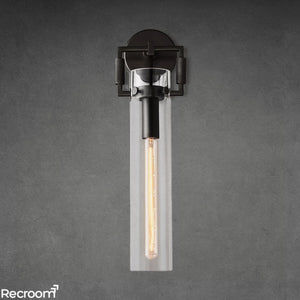 Machenist Glass Cylinder Sconce 16" - Zonesus
