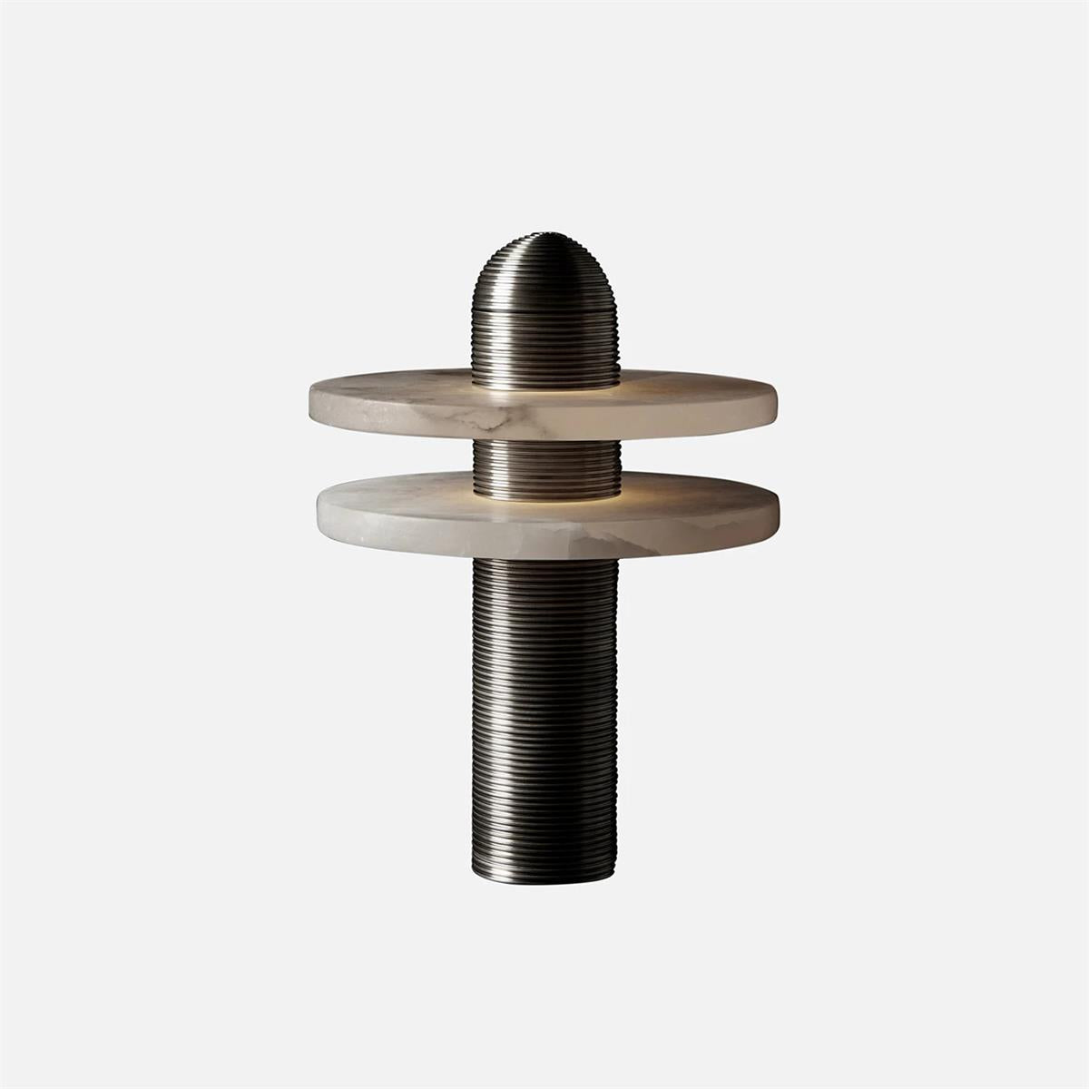 Alabaster Comet Alabaster Table Lamp - Zonesus