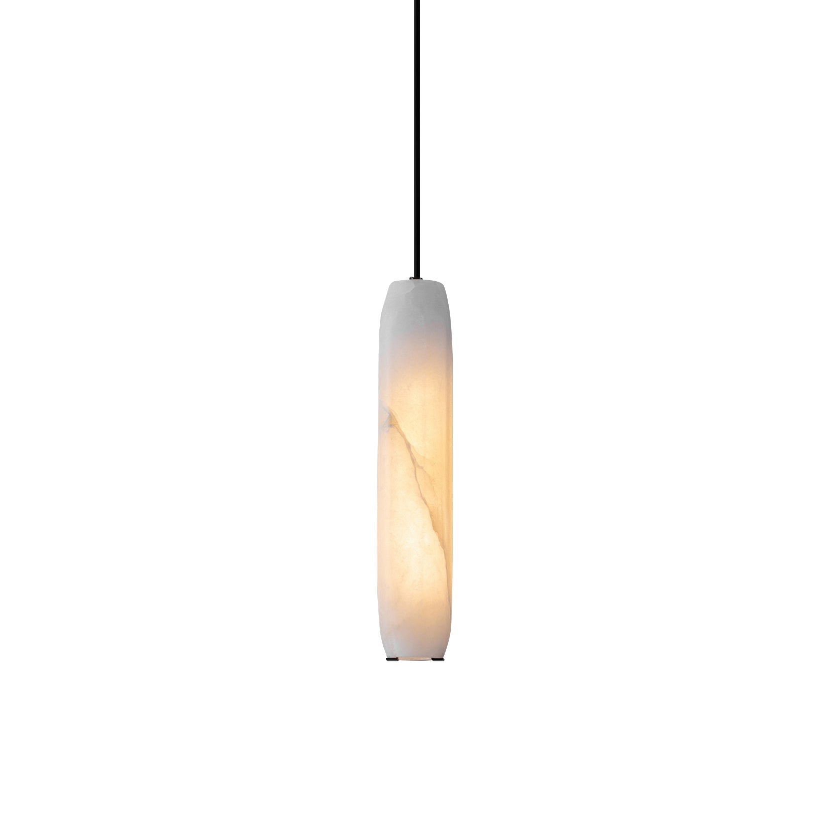 Alabaster Flute Pendant Light - Zonesus