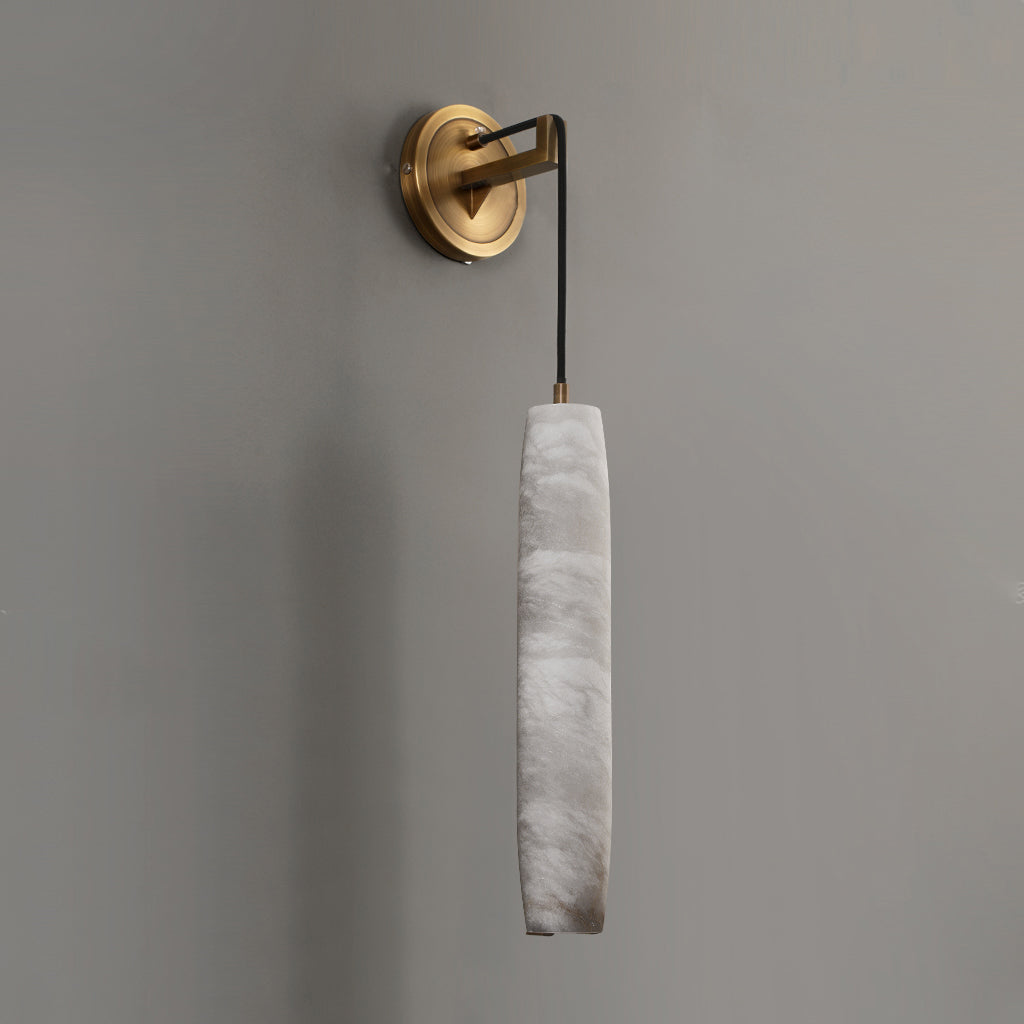 Alabaster Flute Alabaster Wall Lamp - Zonesus
