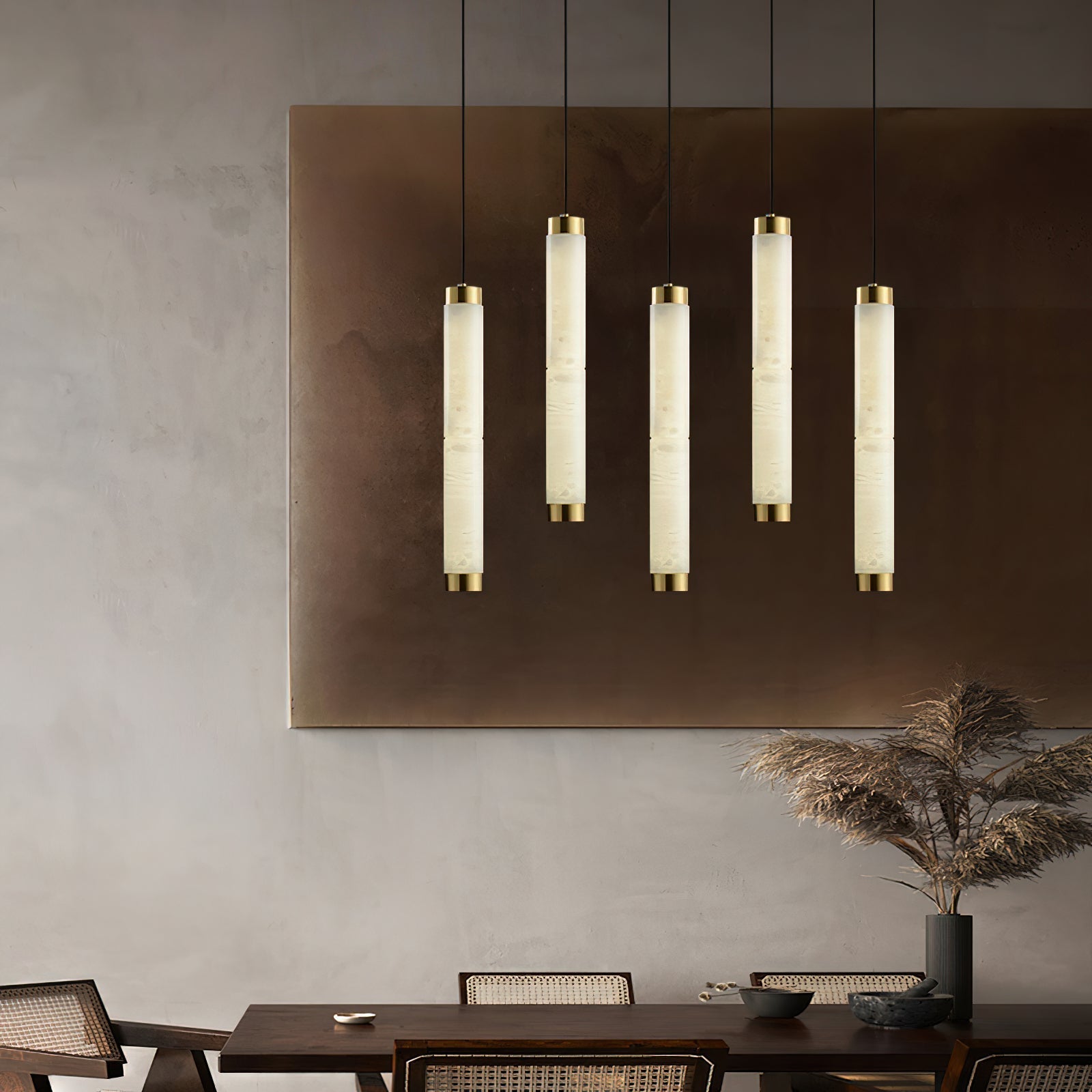 Alabaster Strip Pendant Light - Zonesus