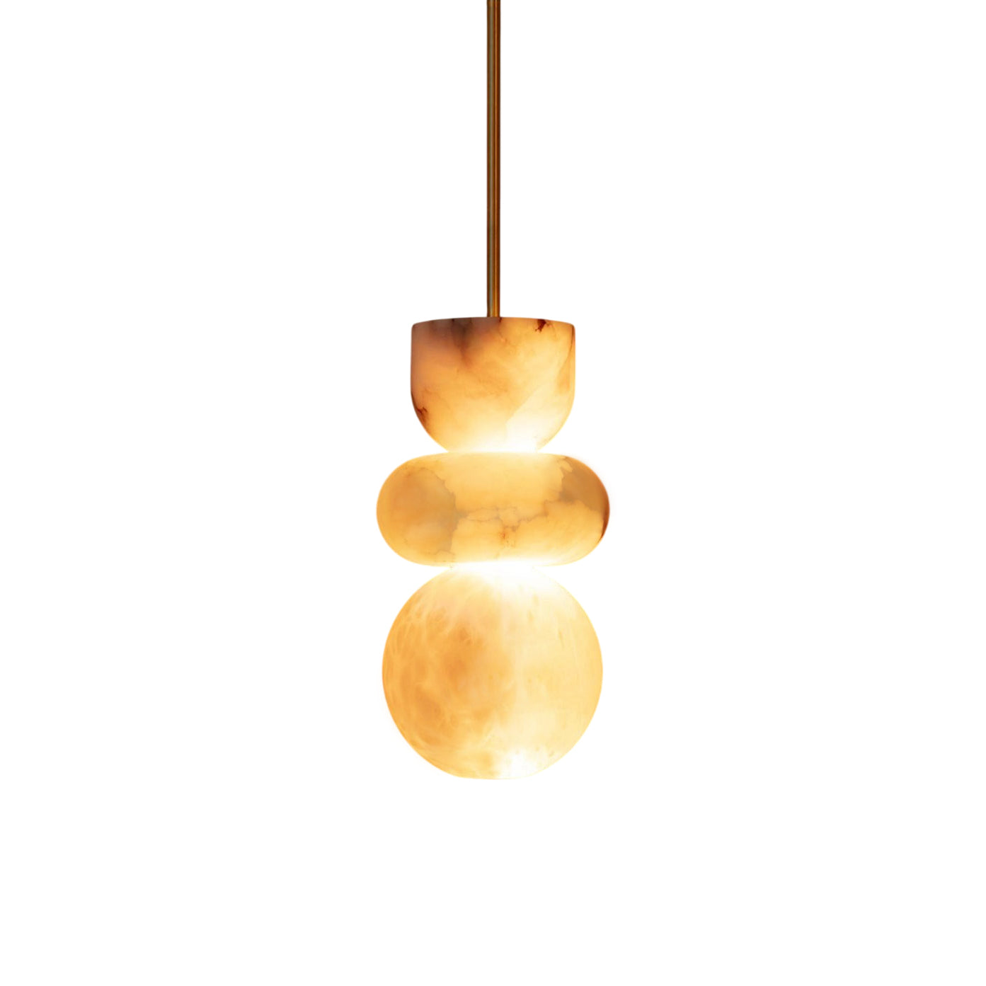Alabaster Totem Pendant Lamp - Zonesus