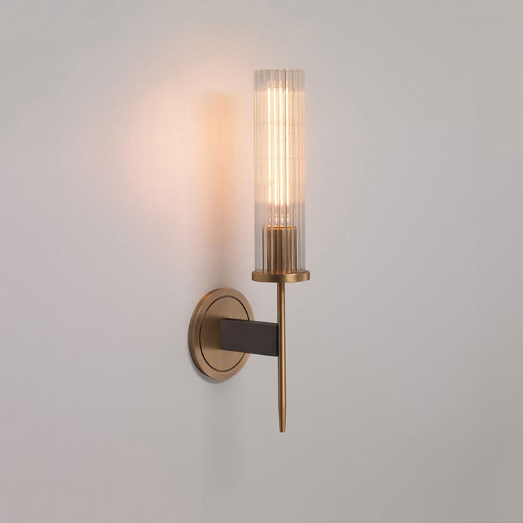 Cannel Single Candle Wall Sconce 5" - Zonesus
