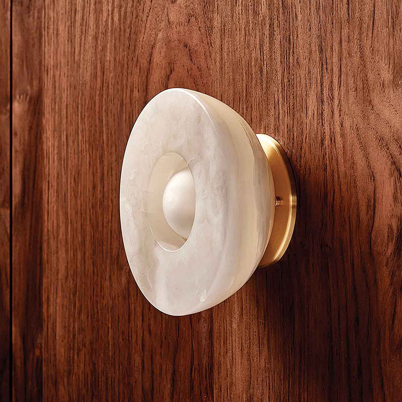 Aurelia Surface Alabaster Sconce - Zonesus