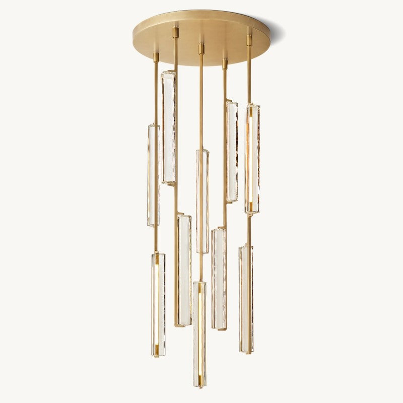 Auduben Crystal Round Chandelier 24" - Zonesus