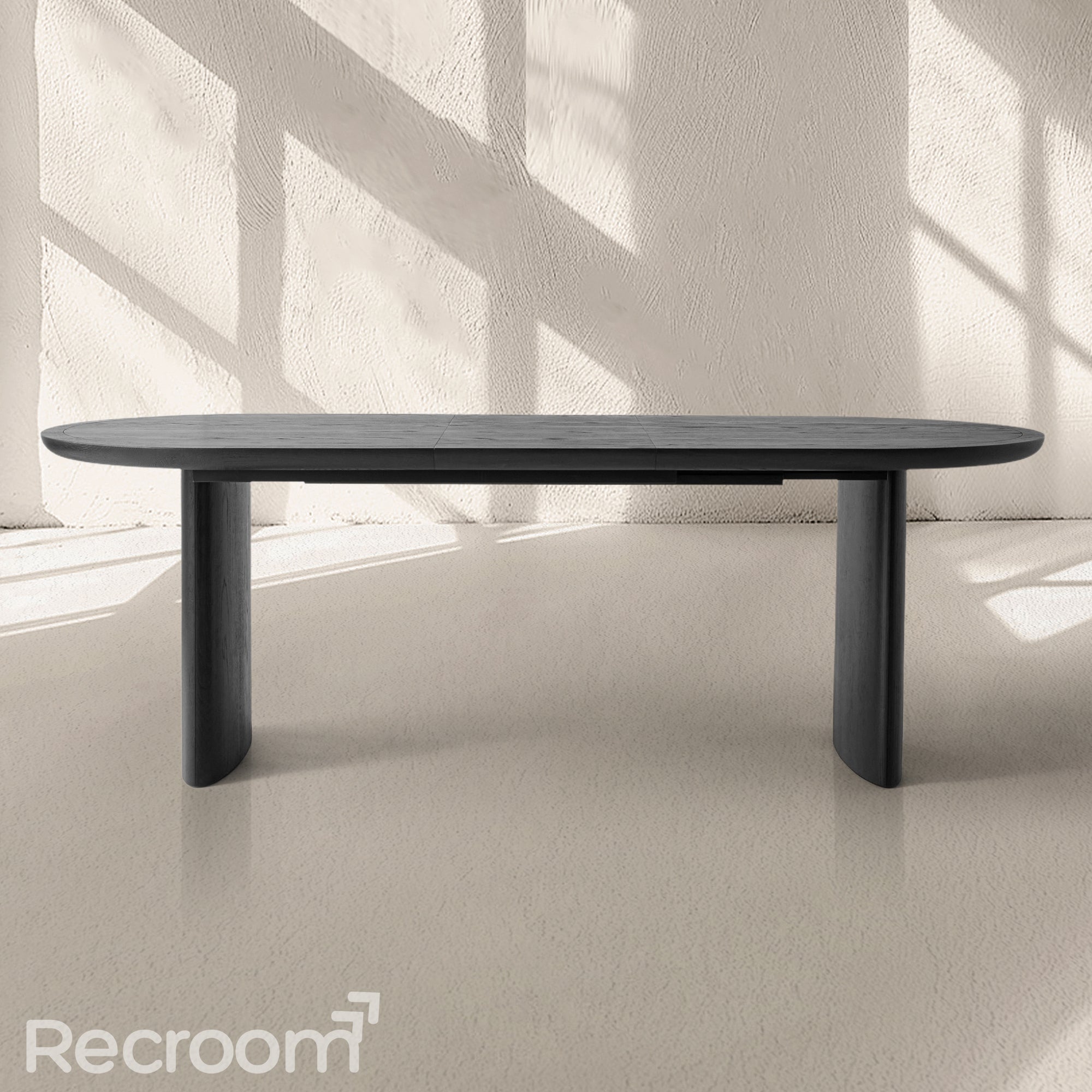 Radva Extendable Oval Dining Table - Zonesus