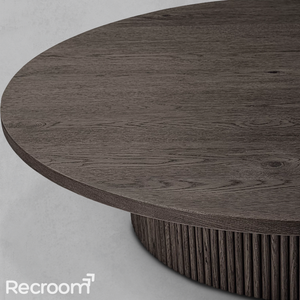 Muelho Round Wood Coffee Table - Zonesus