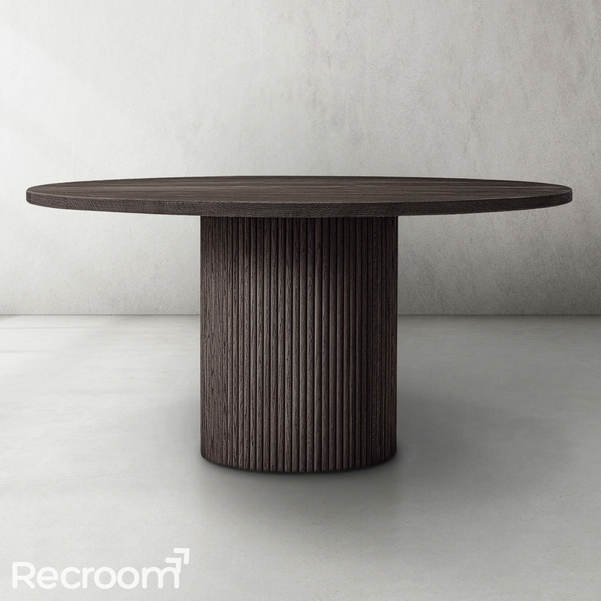 Muelho Round Wood Dining Table - Zonesus