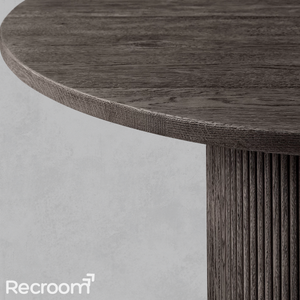 Muelho Round Wood Dining Table - Zonesus