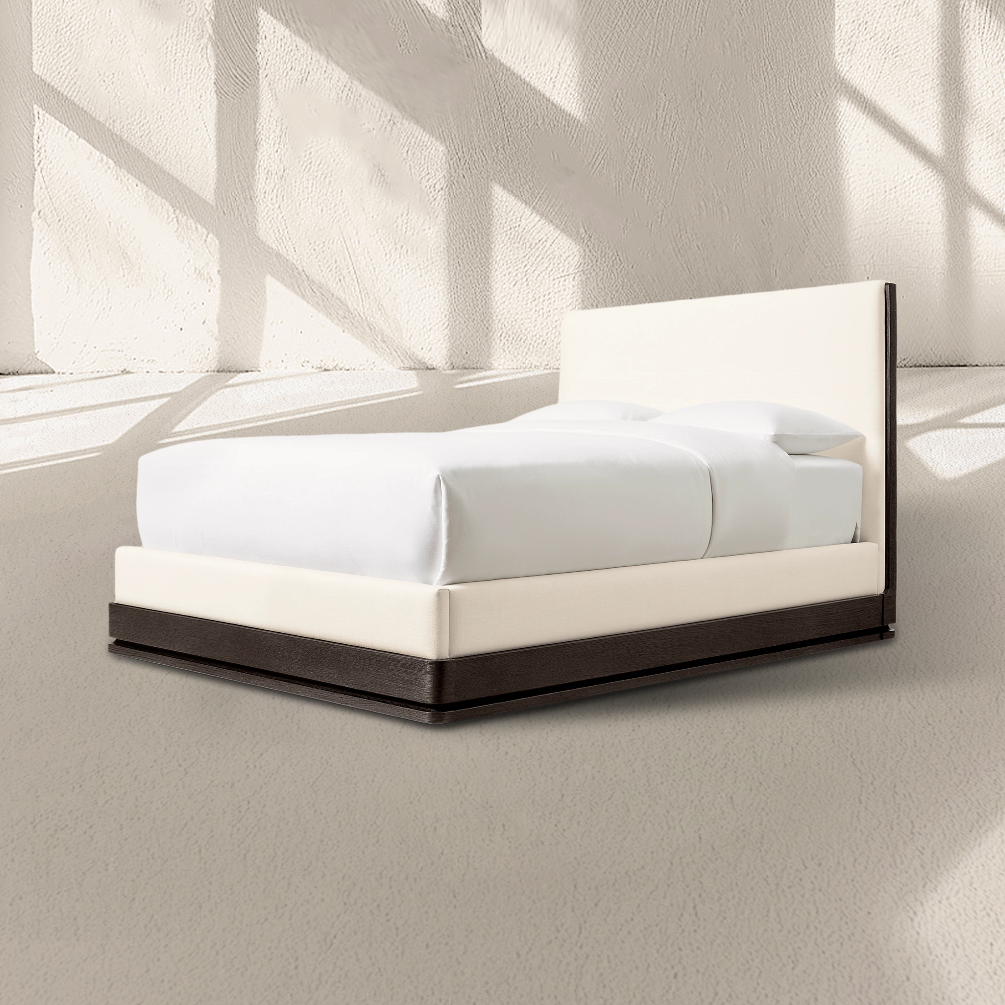 Linet Upholstered Panel Bed - Zonesus