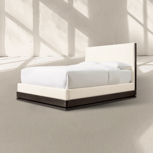 Linet Upholstered Panel Bed - Zonesus