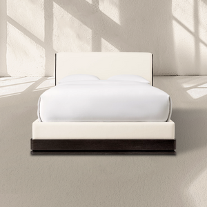 Linet Upholstered Panel Bed - Zonesus