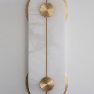 Brace Alabaster Wall Lamp - Zonesus