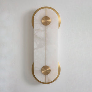 Brace Alabaster Wall Lamp - Zonesus