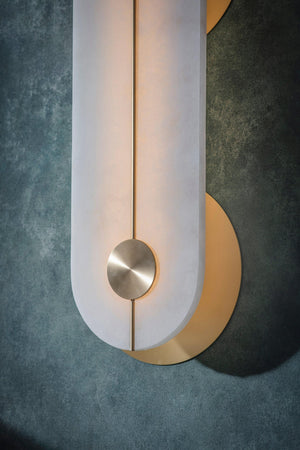 Brace Alabaster Wall Lamp - Zonesus