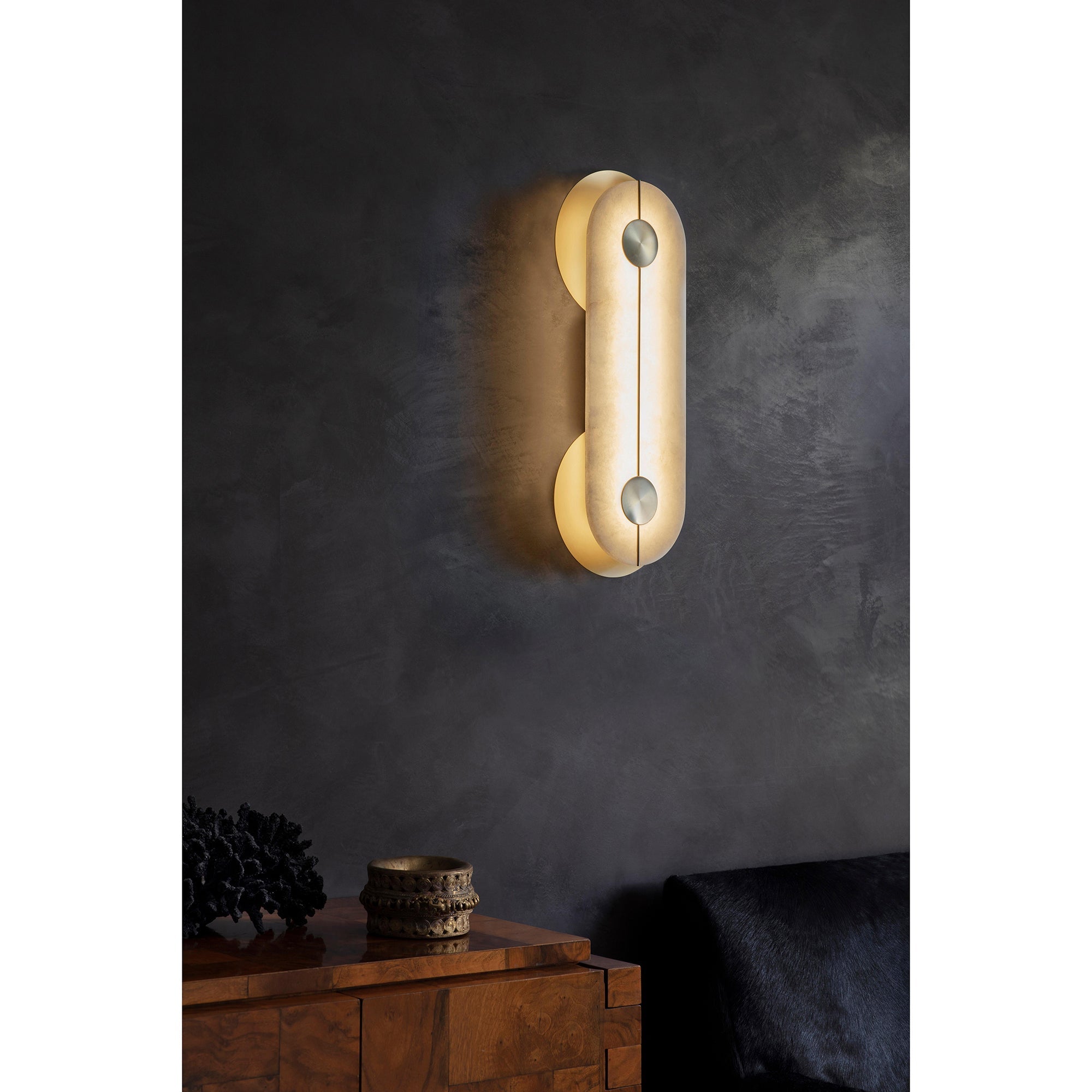 Brace Alabaster Wall Lamp - Zonesus