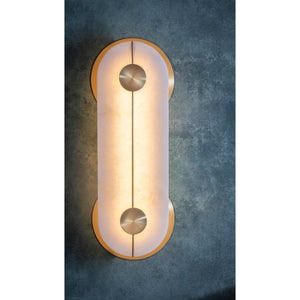 Brace Alabaster Wall Lamp - Zonesus