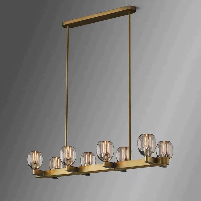 Brenner Contemporary 8-Lights Dining Chandelier - Zonesus