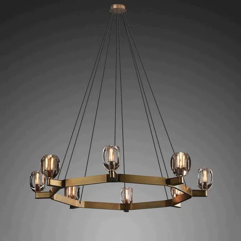 Brenner Contemporary Circular Living Room Chandelier - Zonesus