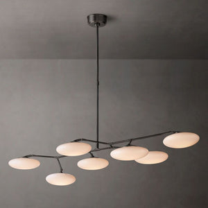 Brindille Linear Dining Room Chandelier 61" - Zonesus