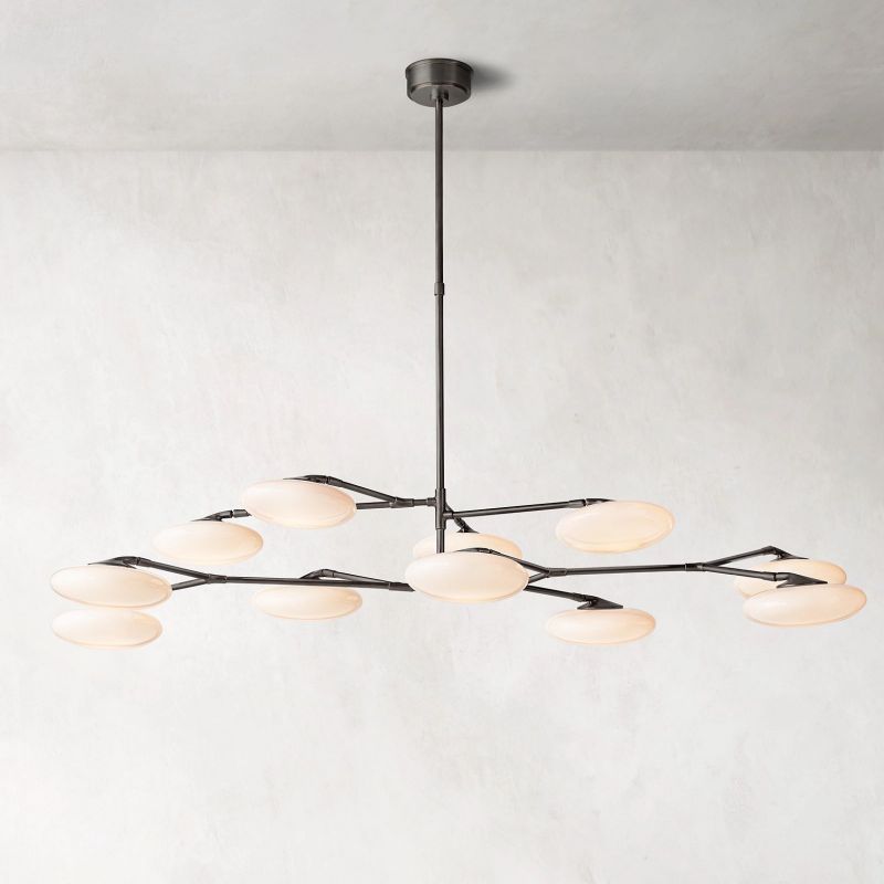 Brindille Linear Dining Room Chandelier 65" - Zonesus