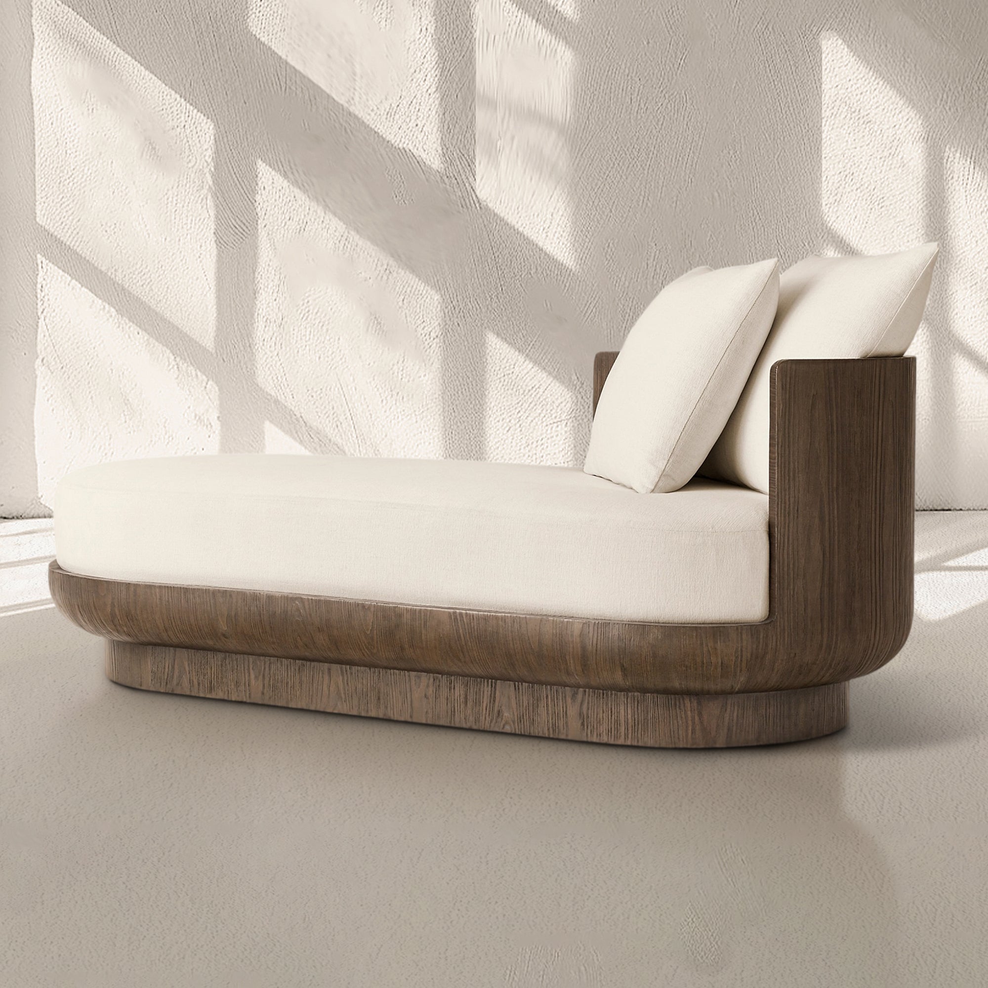 Cira Fabric Right-Arm Daybed - Zonesus