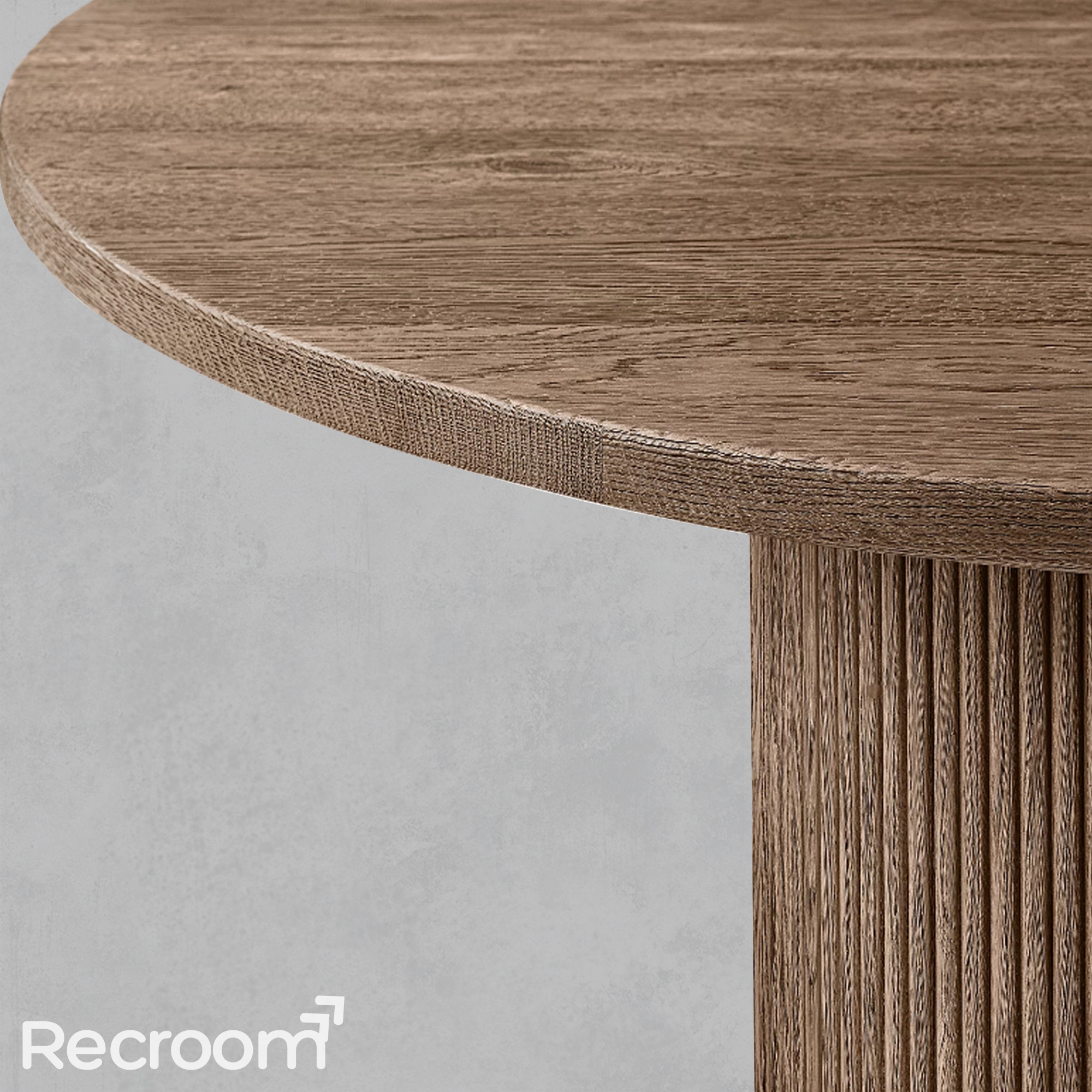Muelho Round Wood Dining Table - Zonesus