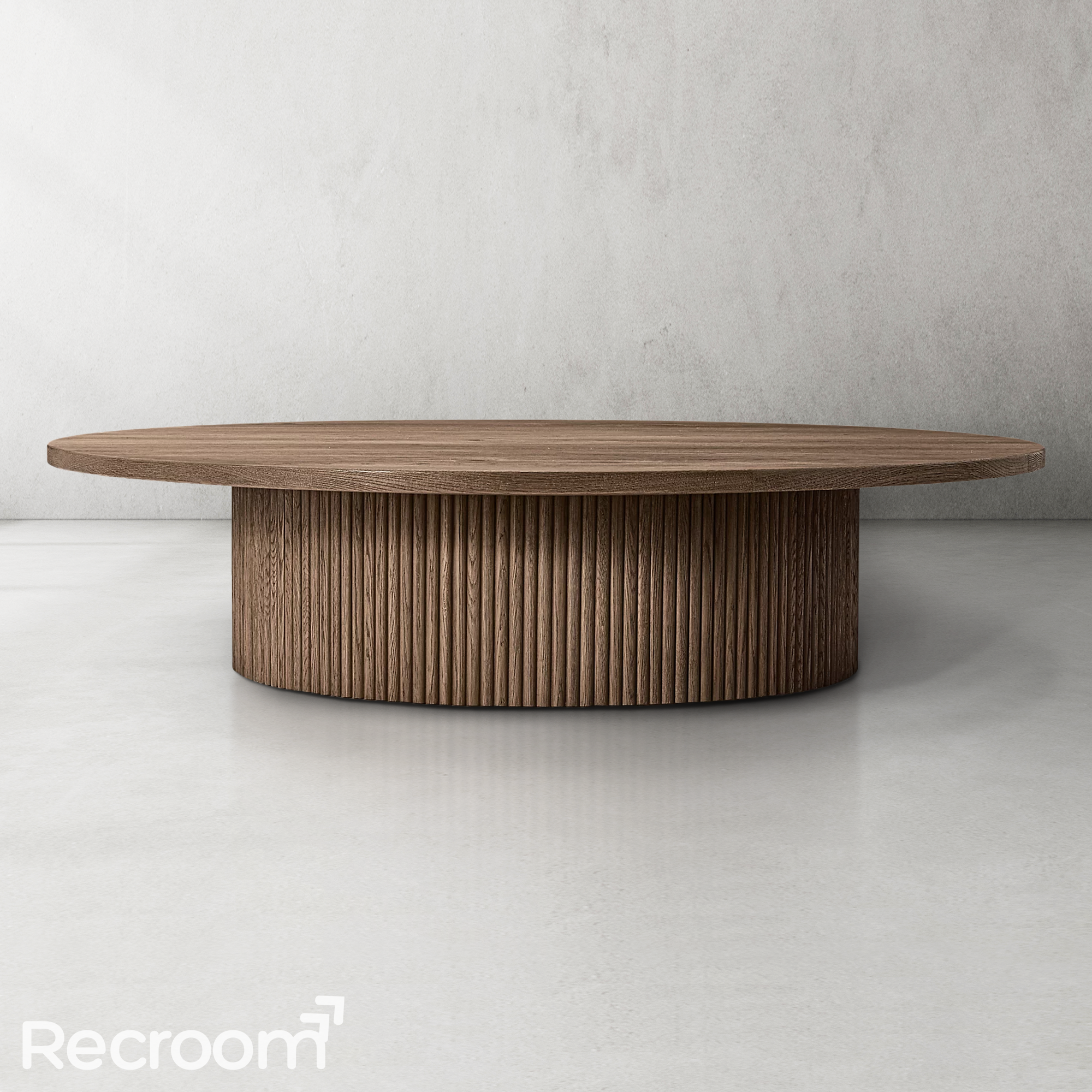Muelho Round Wood Coffee Table - Zonesus