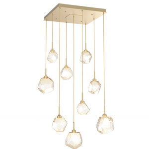 Art Twisted Square Chandelier - Zonesus
