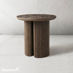 Aster Round End Table - Zonesus