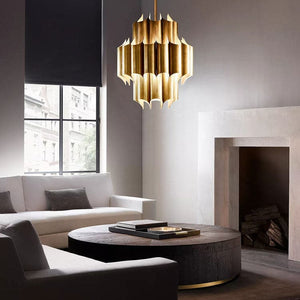 Catherine Brass Chandelier Pendant 24" - Zonesus