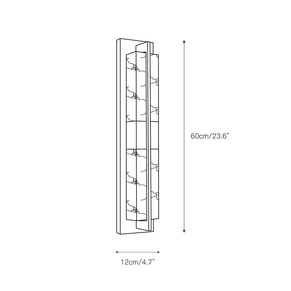 Cecily LED Alabaster Sconce - Zonesus