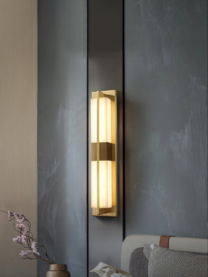 Cecily LED Alabaster Sconce - Zonesus