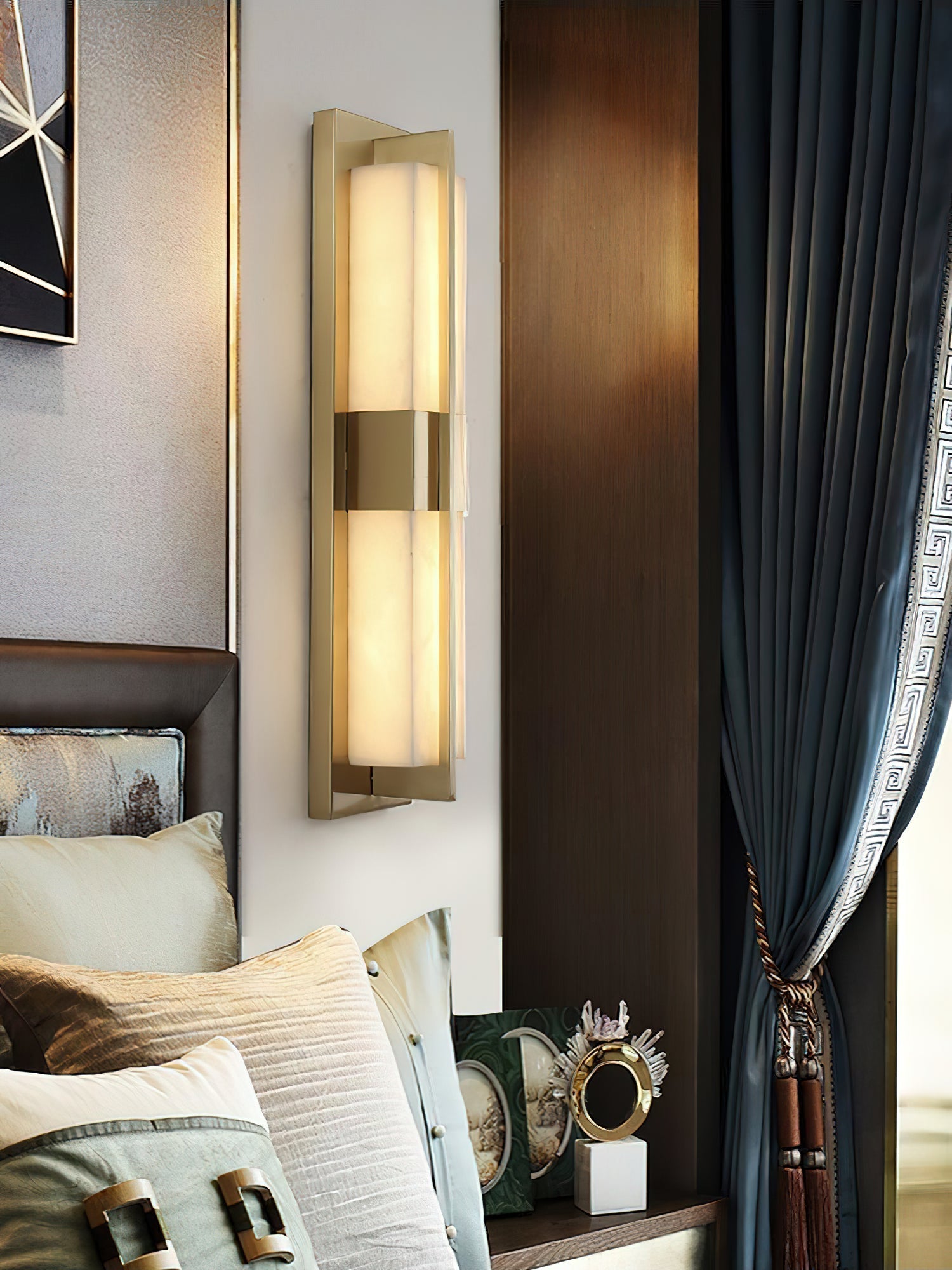 Cecily LED Alabaster Sconce - Zonesus